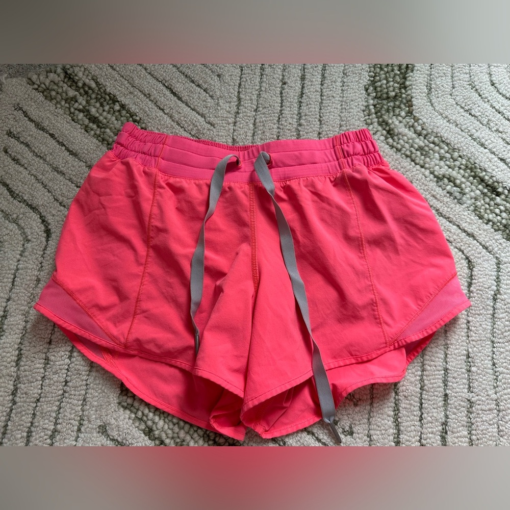 Lululemon Women's Coral Pink Athletic Shorts